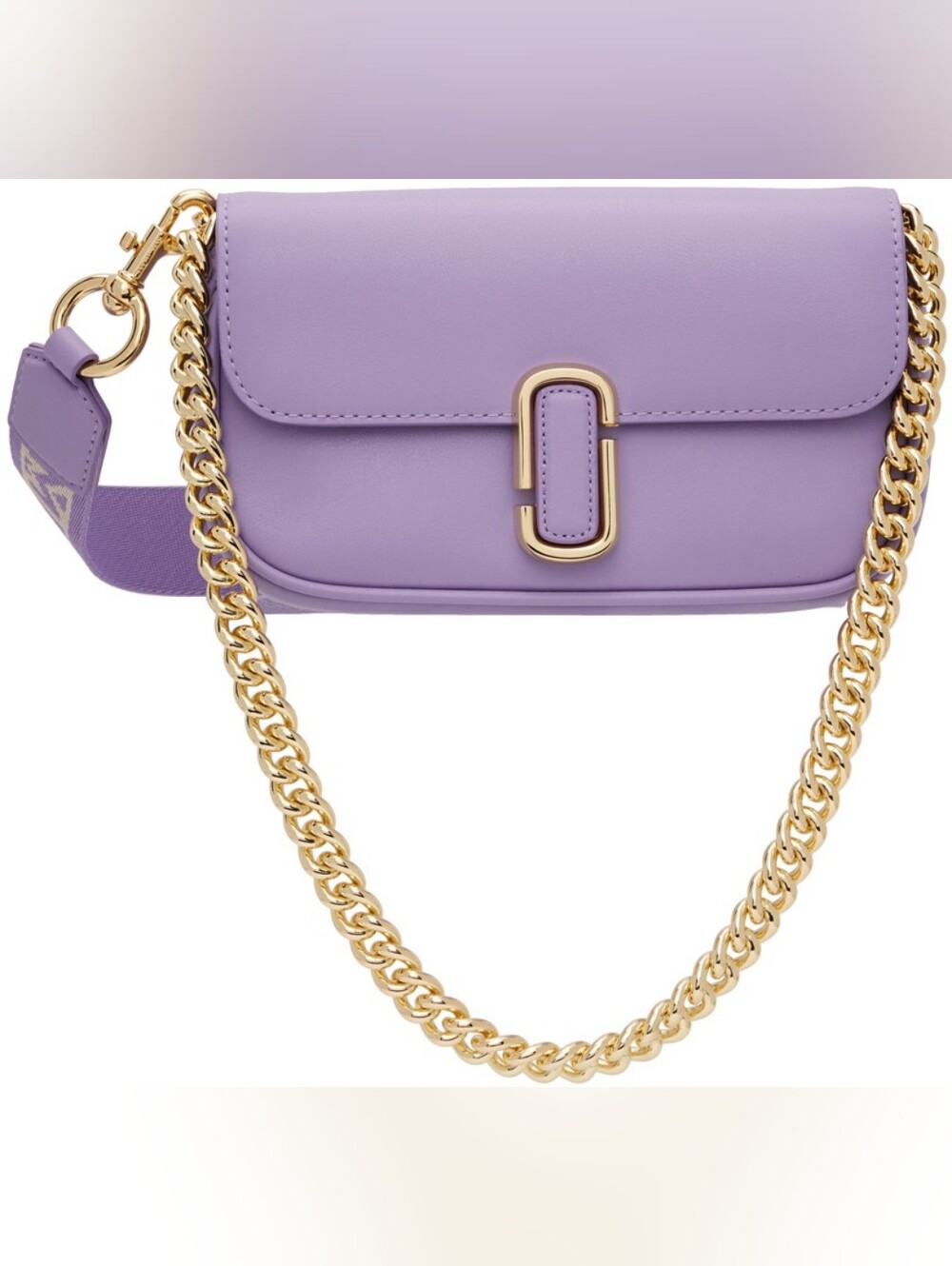Marc Jacobs The J Marc Mini Shoulder Bag (Lavender/Gold) - Picture 3 of 16